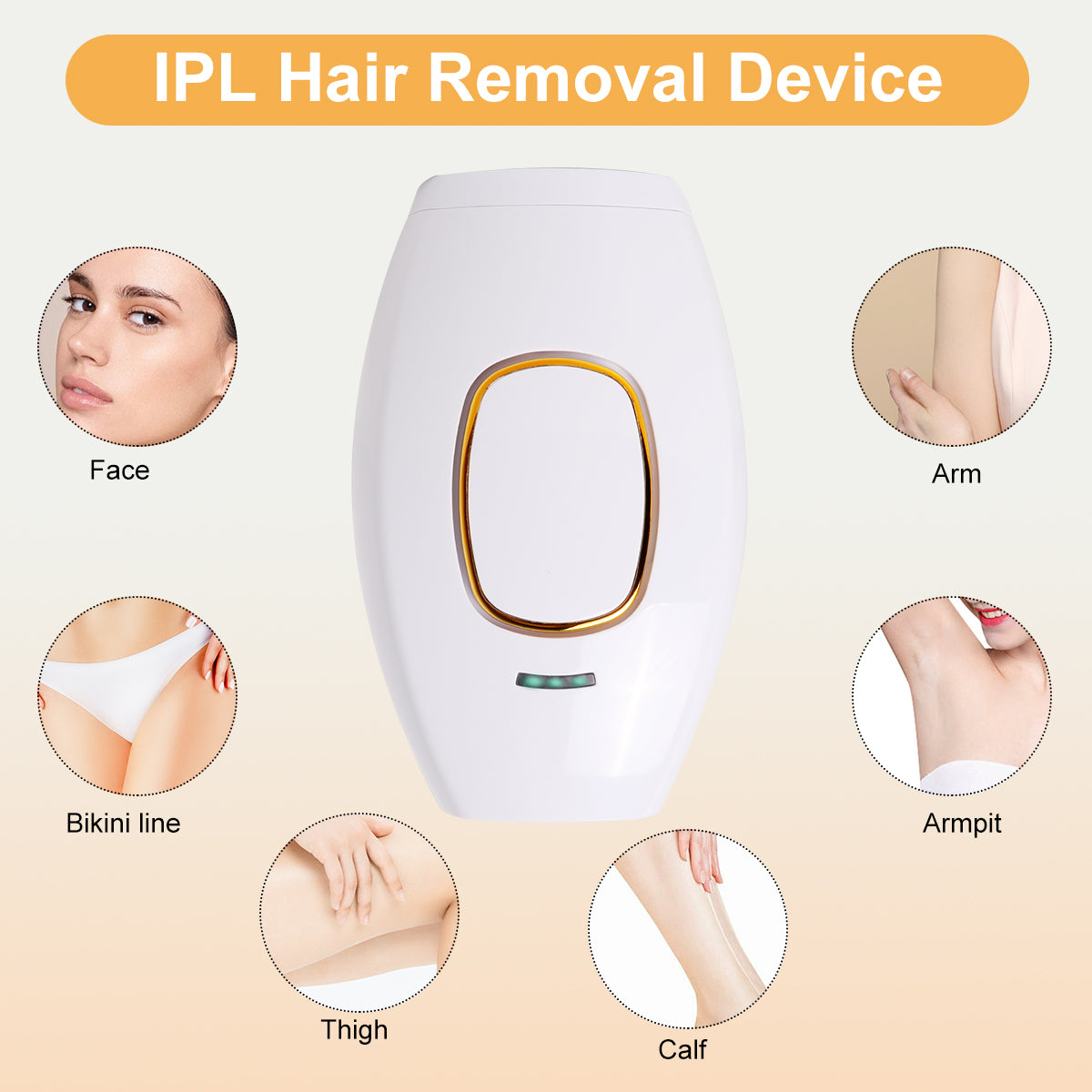 إزالة الشعر بتقنية IPL للنساء والرجال